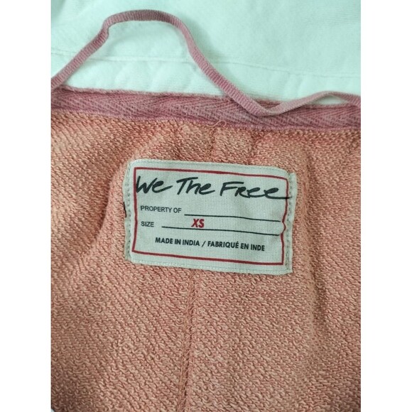 Free People We The Free Clean Prep Polo Pullover Top Oversized Striped XS 281002 - Picture 8 of 8